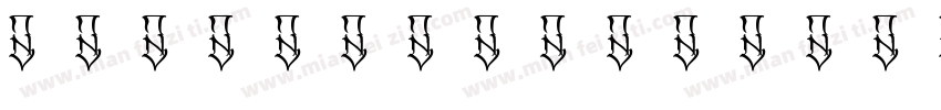 BRAUNAUAMINNfont Reg字体转换
